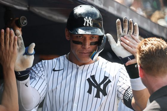 WBCで米国代表の主将を務めるヤンキースのアーロン・ジャッジ【写真：ロイター】