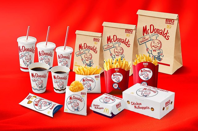 スピーディーのヴィンテージデザインが目を引く！マクドナルド「50周年