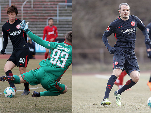 元ブンデス得点王マイアーが実践復帰 鎌田大地はゴールでアピール ライブドアニュース