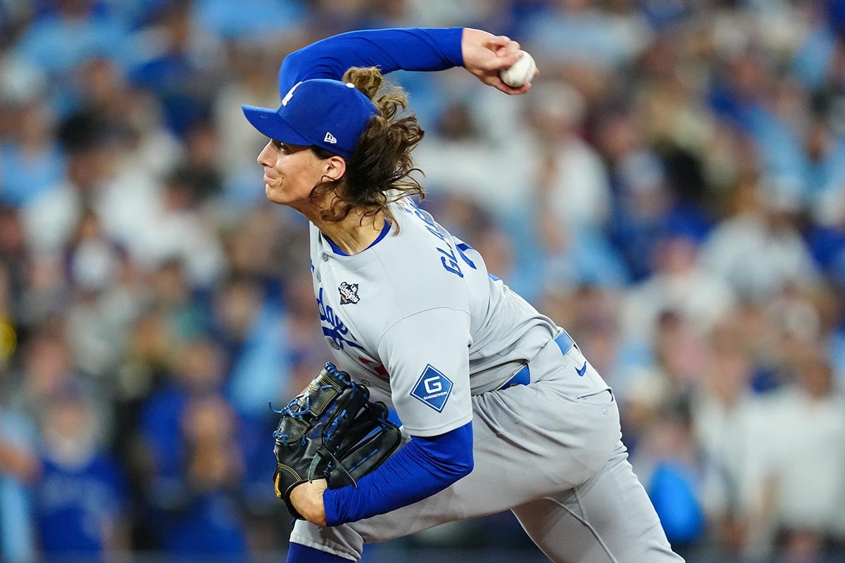 ドジャースのタイラー・グラスノー(C)Getty Images