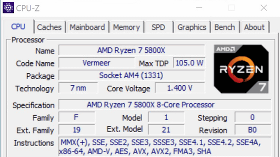 5�������8������16����åɤ�Zen 3 CPU��AMD Ryzen 7 5800X�פΥ�ӥ塼��������
