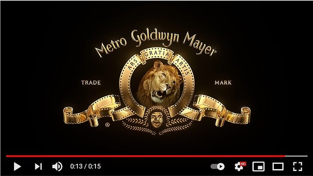 送料込　dead stock Metro Goldwyn Mayer MGM ライオンがCGに MGMの愛称で知られる映画会社メトロ・ゴールドウィン