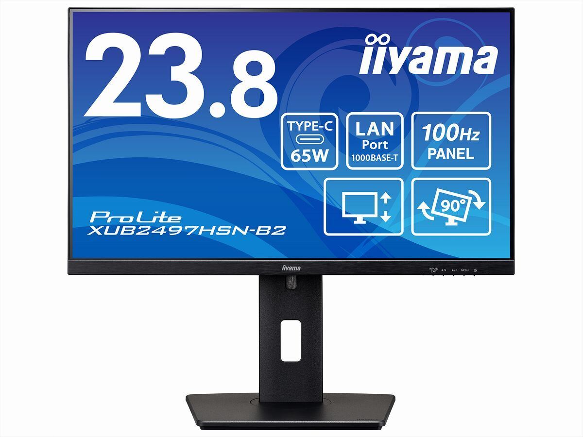 iiyama、USB Type-C接続対応23.8型液晶ディスプレイ発売