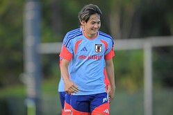 ロス五輪世代ながらA代表に招集された齋藤。写真：金子拓弥（サッカーダイジェスト写真部）