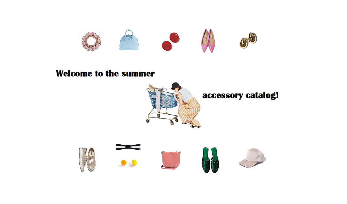 「色も形も可愛い」シンプルな服にぴったり似合う「カラフルな小物」