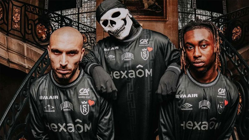 スタッド・ランス、奇才「人気ドクロDJ」とコラボした限定ユニフォーム