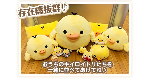 【限定商品】キイロイトリ特大ぬいぐるみ　サンエックス　ネットショップ限定 限定】キイロイトリ特大ぬいぐるみ - サンエックスネットショップ