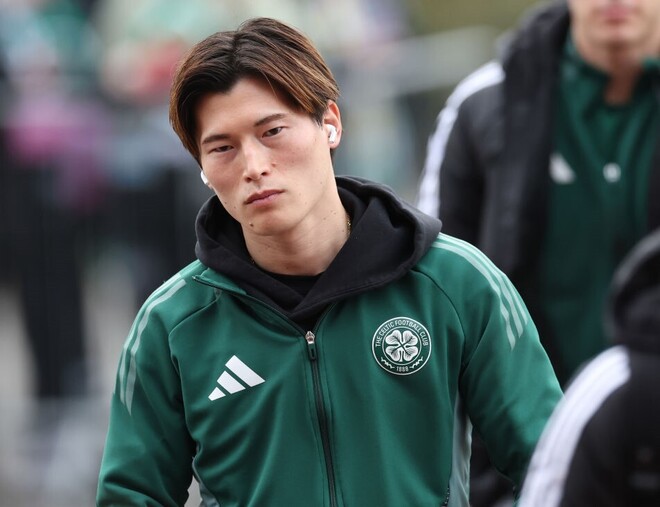 今冬にセルティックを退団した古橋。(C)Getty Images