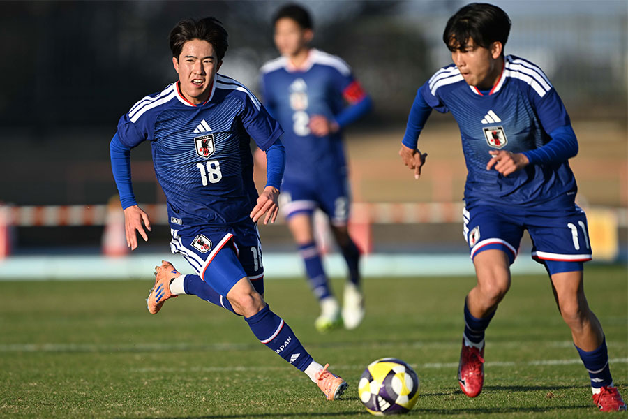 U-23日本代表が無傷の3連勝で準決勝へ【写真:徳原隆元】