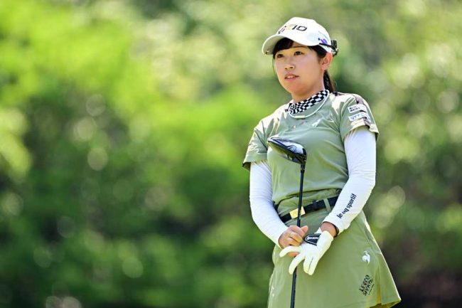 アース・モンダミンカップ最終日をプレーする現在首位の菅沼菜々【写真：Getty Images】