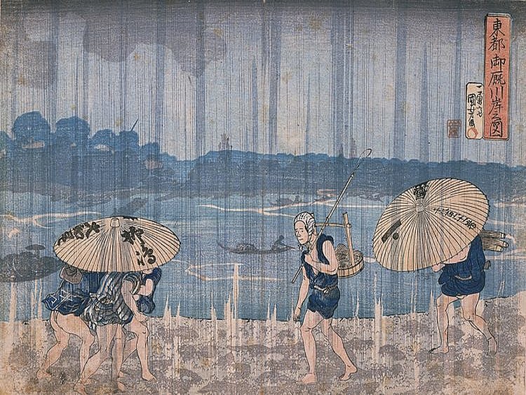 歴史探訪東京さんぽ 夏の夕立を描いた歌川国芳の名画で隅田川散策 ライブドアニュース
