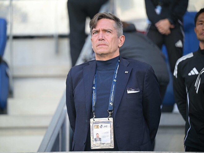 なでしこジャパンの指揮官を退任したニールセン監督。写真:金子拓弥(サッカーダイジェスト写真部)
