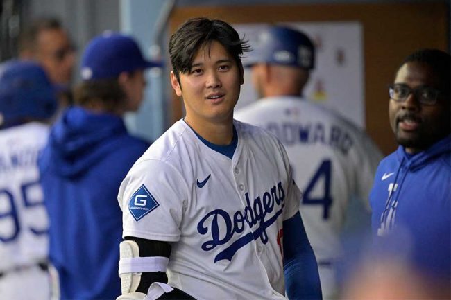 ドジャースの大谷翔平【写真:ロイター】