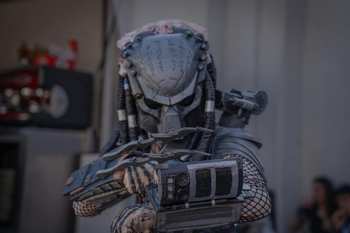 Photo by Martin.que : https://www.pexels.com/photo/predator-character-cosplay-in-argentina-29797002/