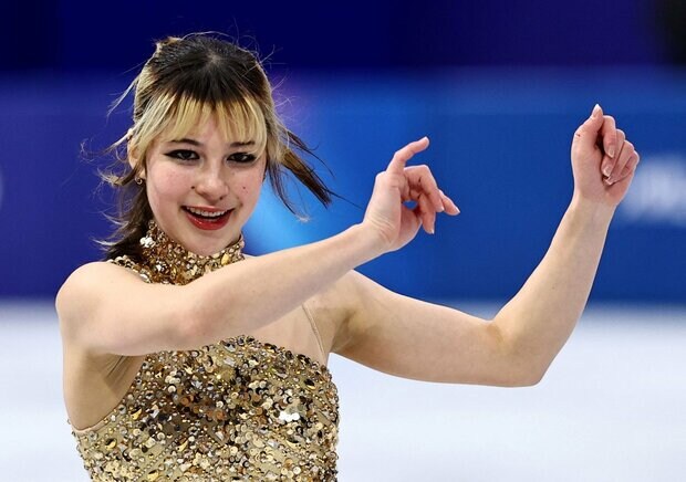 金メダルを獲得したアリサ・リウ（ロイター）