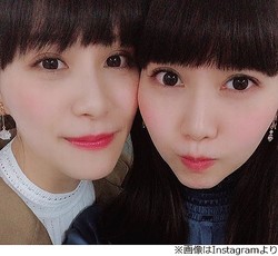 Perfumeあ ちゃん 妹の9nineちゃあぽんと2ショット ライブドアニュース