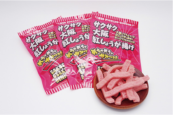 関西のソウルフード 紅しょうが がサクサクお菓子に 関西各地で新発売 ライブドアニュース