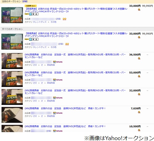 西城秀樹さんの葬儀配布品がヤフオクに ネットで物議醸す ライブドアニュース