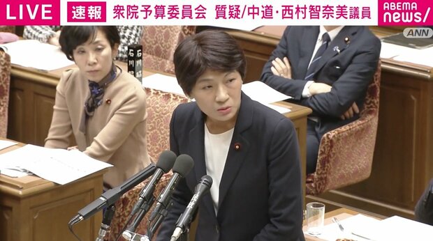 【写真・画像】中道議員「今、答弁席の方からヤジがあったようなのですが…」とギロリ 選択的夫婦別氏めぐり国会紛糾　1枚目