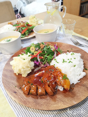 洗い物が少ない ワンプレートで トンテキ をカフェ風に ライブドアニュース 洗い物が少ない ワンプレートで トンテキ をカフェ風に ライブドアニュース