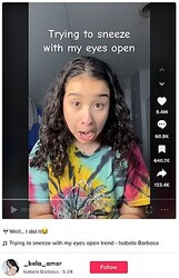 �ܤ򳫤����ޤޤ�����ߤǤ���褦�ˤʤä��������̤ܶ����ӽФʤ����Ȥ�������뤿���ư��򼫻��ꤹ��ʲ����ϡ�Isabela Barbosa��2023ǯ5��24����TikTok��Well�� I did it�ס٤Υ����꡼�󥷥�åȡ�